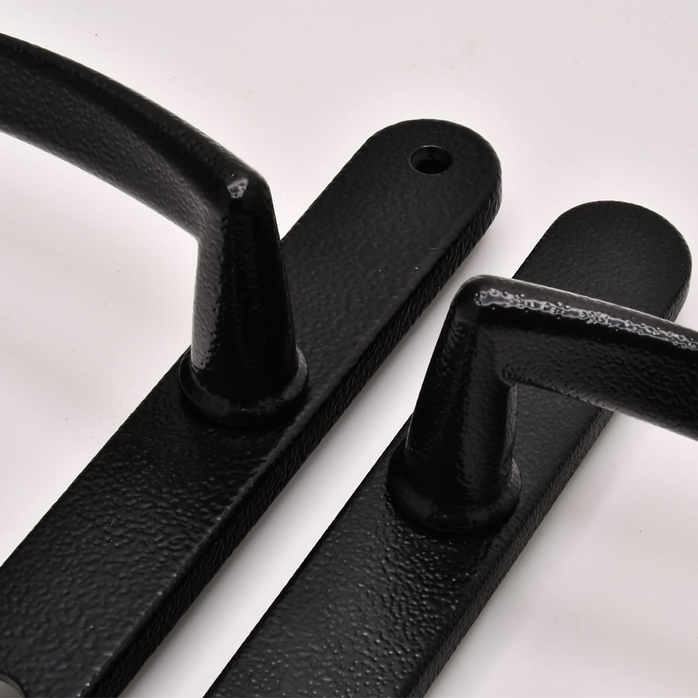 TSS Traditional Style Lever Lever UPVC Multipoint Door Handles - 92mm PZ Sprung 210mm Screw Centres - Image 3