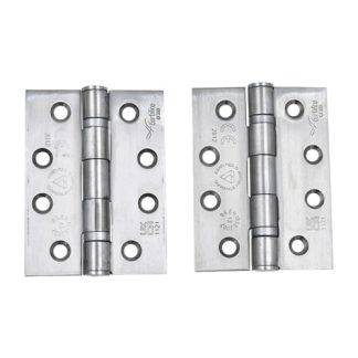 TSS BS EN Grade 13 Ball Bearing Hinge, Grade 316 Stainless Steel, 102mm x 76mm