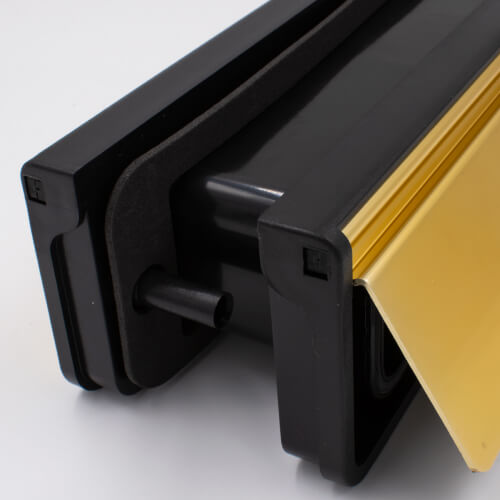 TSS 12" Telescopic Letterplate for UPVC Doors - 40-80mm - Image 3