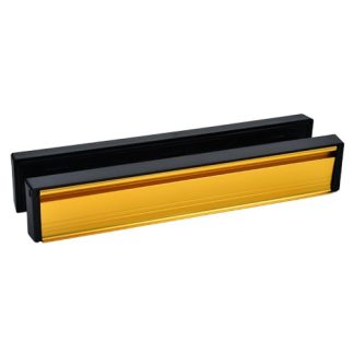 TSS 12” Slimline Telescopic Letterplate for UPVC Doors – 40-80mm