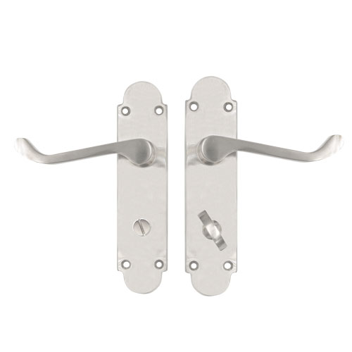 TSS Regent Scroll Lever Handle on Plate Door Furniture - Image 5