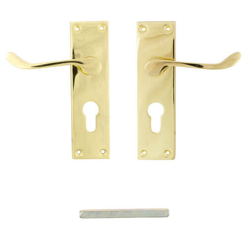 TSS Victorian Scroll Lever on Plate Furniture - Image 6