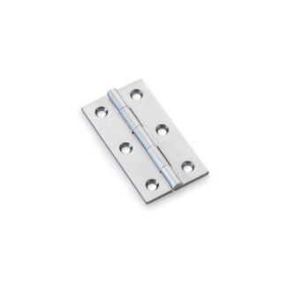 Alexander & Wilks AW064-CH-SC Solid Brass Butt Hinge - Satin Chrome 25" (LEAD TIME: 2-3 DAYS)