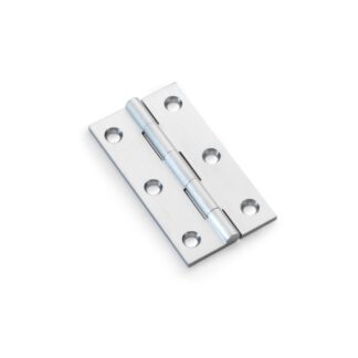 Alexander & Wilks AW075-CH-SC Solid Brass Butt Hinge - Satin Chrome 3" (LEAD TIME: 2-3 DAYS)
