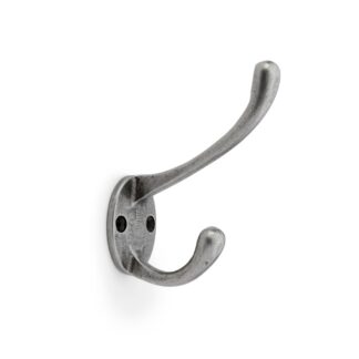 Alexander & Wilks AW770AI Victorian Hat and Coat Hook - Antique Brass Iron (LEAD TIME: 2-3 DAYS)