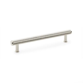 Alexander & Wilks AW809-160-PN Crispin Knurled T Bar Cupboard Pull Handle - Polished Nickel 160mm (LEAD TIME: 2-3 DAYS)