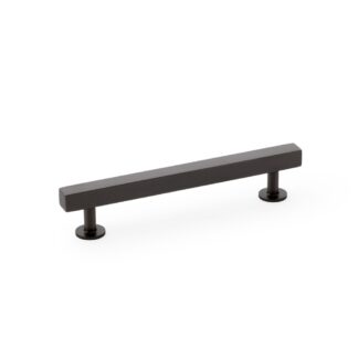 Alexander & Wilks AW815-128-DBZ Square T Bar Cabinet Pull Handle - Dark Bronze 128mm (LEAD TIME: 2-3 DAYS)