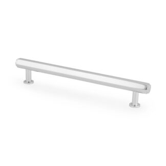 Alexander & Wilks AW830-160-PC Vesper Hex T Bar Cabinet Pull-- Polished Chrome 160mm C/C (LEAD TIME: 2-3 DAYS)