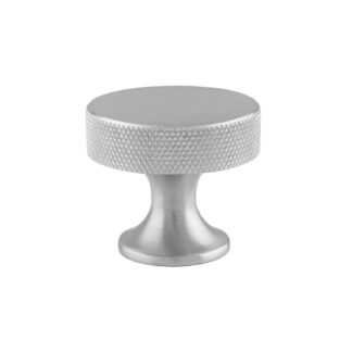 Alexander & Wilks AW841-38-SC Berlin Cupboard Knob - Satin Chrome 38mm (LEAD TIME: 2-3 DAYS)