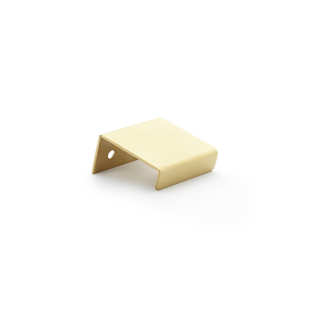 Alexander & Wilks AW908-37-SBPVD Tilly Finger Pull - Satin Brass PVD (LEAD TIME: 2-3 DAYS)