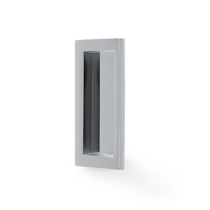 Alexander & Wilks AW911-100-PC Rectangular Flush Pull 100 x 45mm - Polished Chrome (LEAD TIME: 2-3 DAYS)