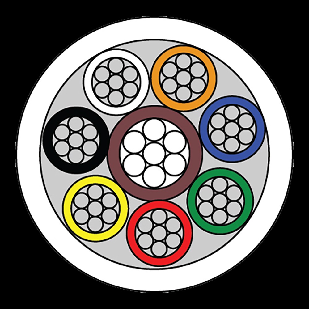 CQR CAB8/WH/LSF/100 Intruder Alarm Cable | 8 Multi Core | TYPE 2 | Eca | LSF | White | 100m (LEAD TIME: 2-3 DAYS) - Image 2