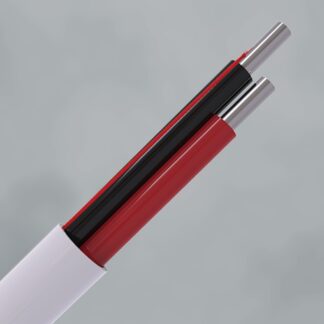 CQR CABS2HF/WH/SO/100 Intruder Alarm Cable | 2 Solid Core | TYPE 1 | Eca | LSZH | White | 100m (LEAD TIME: 2-3 DAYS)