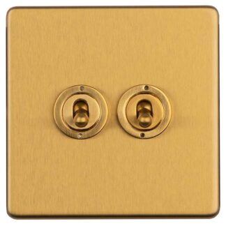 Eurolite ECSBT2SW 2-Gang 2-Way Toggle Switch (LEAD TIME: 2-3 DAYS)