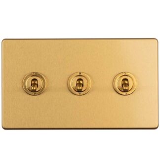 Eurolite ECSBT3SW 3-Gang 2-Way Toggle Switch (LEAD TIME: 2-3 DAYS)
