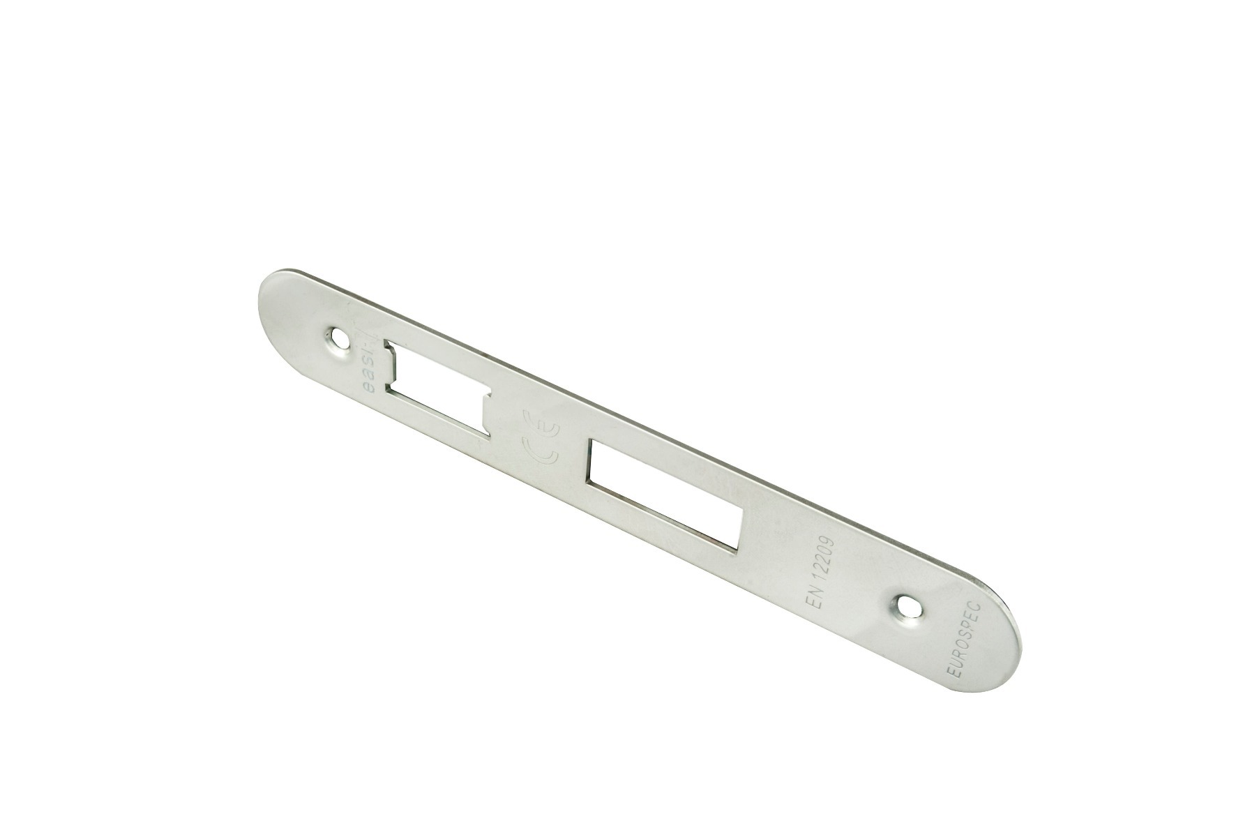 Eurospec FSF5004BSS/R Easi-T Forend Strike and Fixing Pack - Bright Stainless Steel Radius Forend (LEAD TIME: 2-3 DAYS)