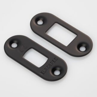 EuroSpec FSF5010MB/R Forend Strike & Fixing Pack to Suit Heavy Duty Tubular Deadbolt Radius (LEAD TIME: 2-3 DAYS)