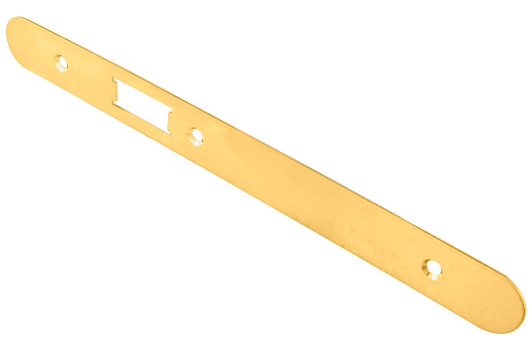 Eurospec FSF5016PVD/R Forend Strike & Fixing Pack To Suit Din Latch - PVD Radius Forend (LEAD TIME: 2-3 DAYS)