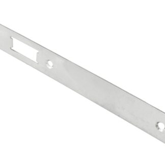 Eurospec FSF5016SSS/R Forend Strike & Fixing Pack To Suit Din Latch - Satin Stainless Steel Radius Forend (LEAD TIME: 2-3 DAYS)