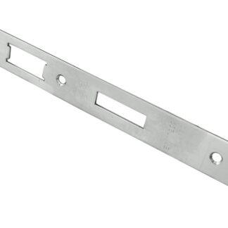 Eurospec FSF5017SSS/R Forend Strike & Fixing Pack To Suit Din Euro Sash/Bathroom Lock - Satin Stainless Steel Radius Forend (LEAD TIME: 2-3 DAYS)