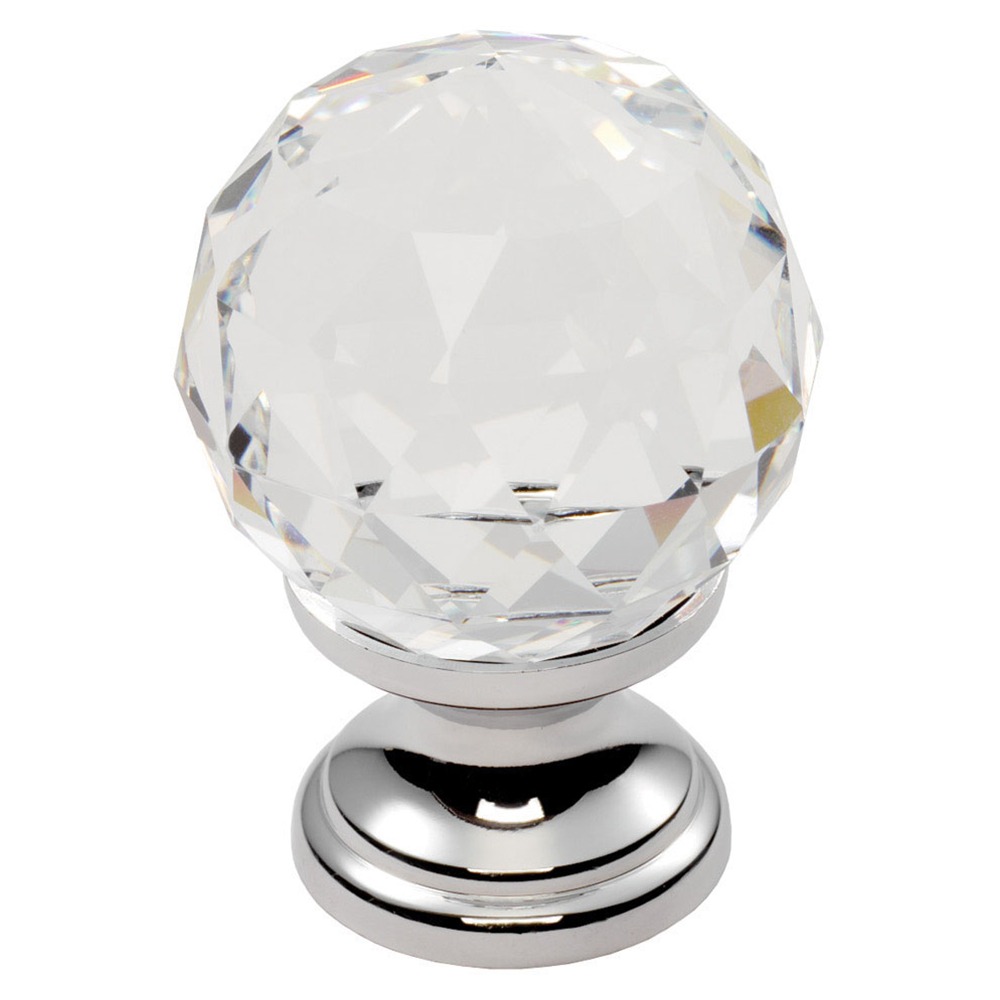 Carlisle Brass FTD670BCTC Clear Faceted Knob 30mm (LEAD TIME: 2-3 DAYS)