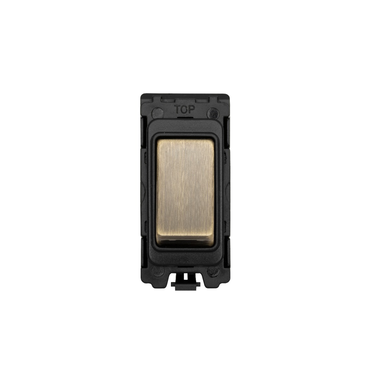 Eurolite G12-ABB Grid & Modular 10 Amp 2-Way Switch - Antique Brass (LEAD TIME: 2-3 DAYS)