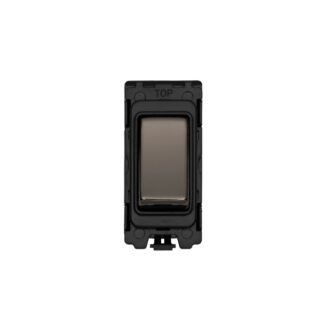 Eurolite G16-BNB Grid & Modular 2-Way & Off Retractive Switch - Black Nickel (LEAD TIME: 2-3 DAYS)