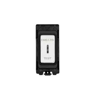 Eurolite G30KY-PC-EL Grid & Modular Emergency Light Test - Polished Chrome (LEAD TIME: 2-3 DAYS)
