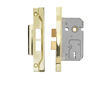 Eurospec LSE5225EB/REB Contract 2 Lever Sashlock Rebated 64mm (LEAD TIME: 2-3 DAYS)