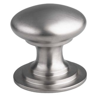 Carlisle Brass M47CSN Victorian Cupboard Knob 38mm - Satin Nickel (LEAD TIME: 2-3 DAYS)
