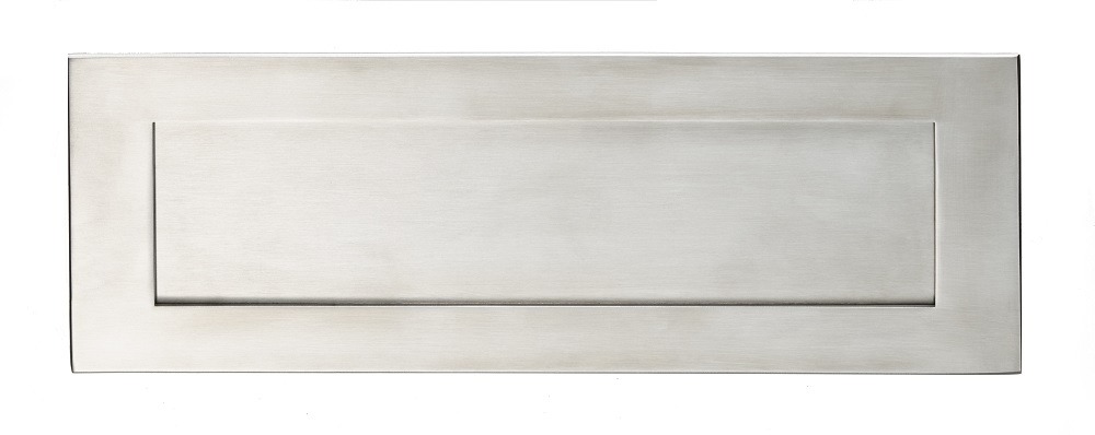 Eurospec SWE1036D/SSS Letter Plate Bolt Through Fixing - Satin Stainless Steel 305 x 104 x 3mm (LEAD TIME: 2-3 DAYS)
