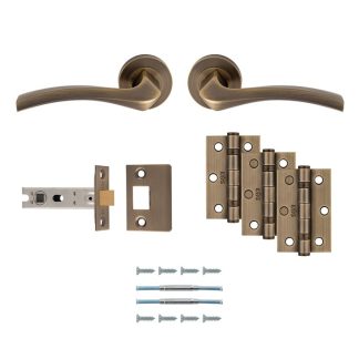 Carlisle Brass UDP008AB/INTB Sines Latch Pack Ultimate Door Pack (LEAD TIME: 2-3 DAYS)
