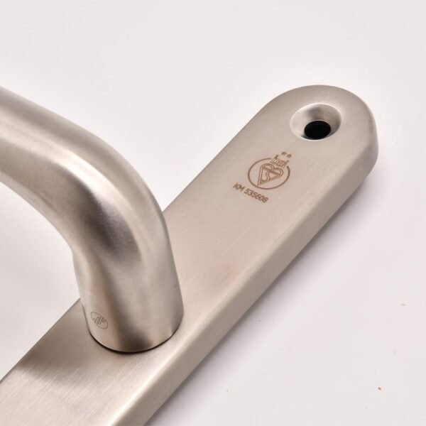 TSS TS007 2 Star Grade 304 Stainless Steel Lever Lever UPVC Multipoint Door Handles – 92mm PZ Sprung 210mm Screw Centres