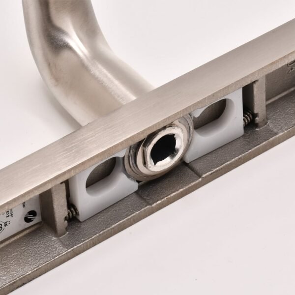 TSS TS007 2 Star Grade 304 Stainless Steel Lever Lever UPVC Multipoint Door Handles – 92mm PZ Sprung 210mm Screw Centres