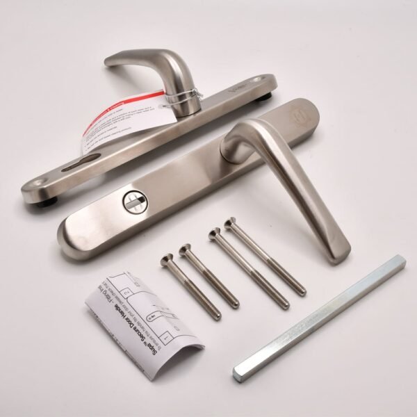 TSS TS007 2 Star Grade 304 Stainless Steel Lever Lever UPVC Multipoint Door Handles – 92mm PZ Sprung 210mm Screw Centres