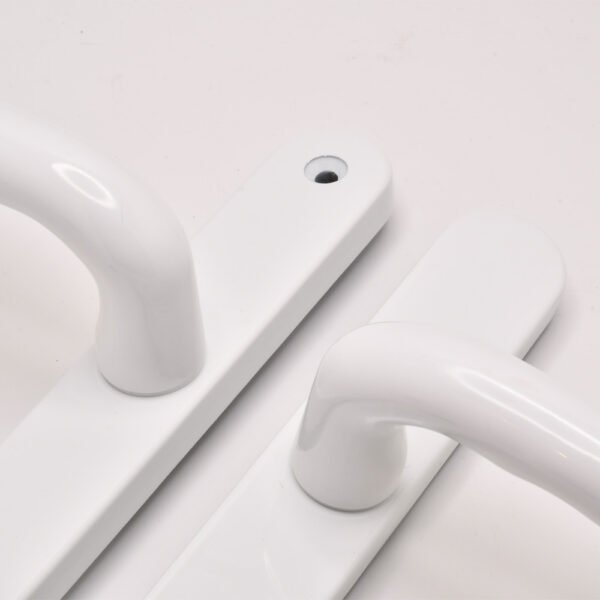 TSS DDA/EA Compliant Lever Lever UPVC Multipoint Door Handles – 92mm PZ Sprung 210mm Screw Centres