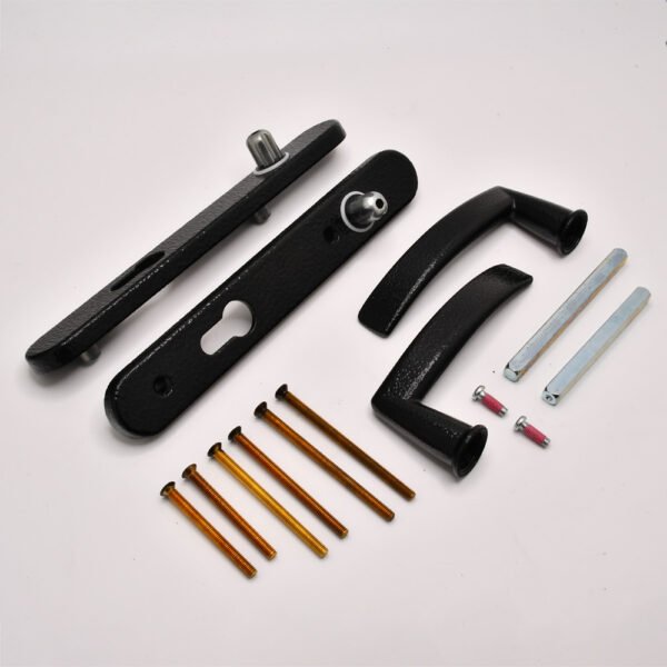 TSS Traditional Style Lever Lever UPVC Multipoint Door Handles – 92mm PZ Sprung 122mm Screw Centres